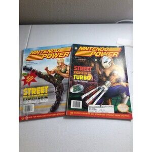 Nintendo Power Street Fighter ll: The World Warrior and Turbo Magazine